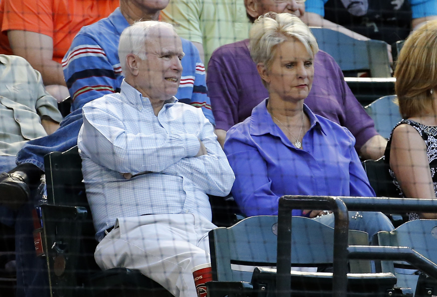 2014: John McCain, Cindy McCain